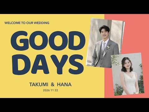 GOOD DAYSのオープニングムービー作ります イメージ1