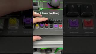 How they sound๐? Tactile Clicky | Silent Linear | Adjustable Linear | Low Profile #keyboard How they sound๐? Tactile Clicky | Silent Linear | Adjustable Linear | Low Profile #keyboard