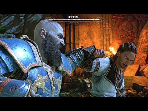 Kratos vs Heimdall | GOD OF WAR RAGNARÖK (PS5 4K 60FPS)