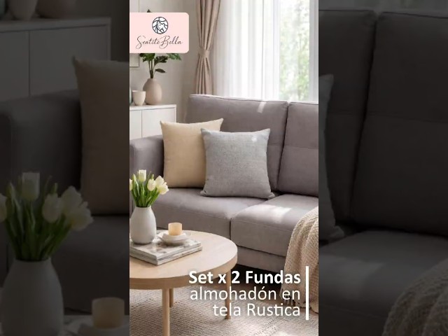 Vídeo relacionado con Bonhause Fundas Cojines Hojas Tropicales 45 x 45 cm Funda de Almohada Hoja Marrón Verde Terciopelo Suave Cojines Decorativos para Sofá Cama Hogar Patio Juego de 4