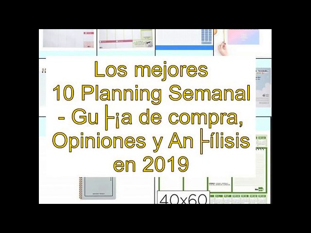 Vídeo relacionado con Pedrita Parker 449 - Planificador semanal con diseno Foficornio, A4, 210 x 297 mm