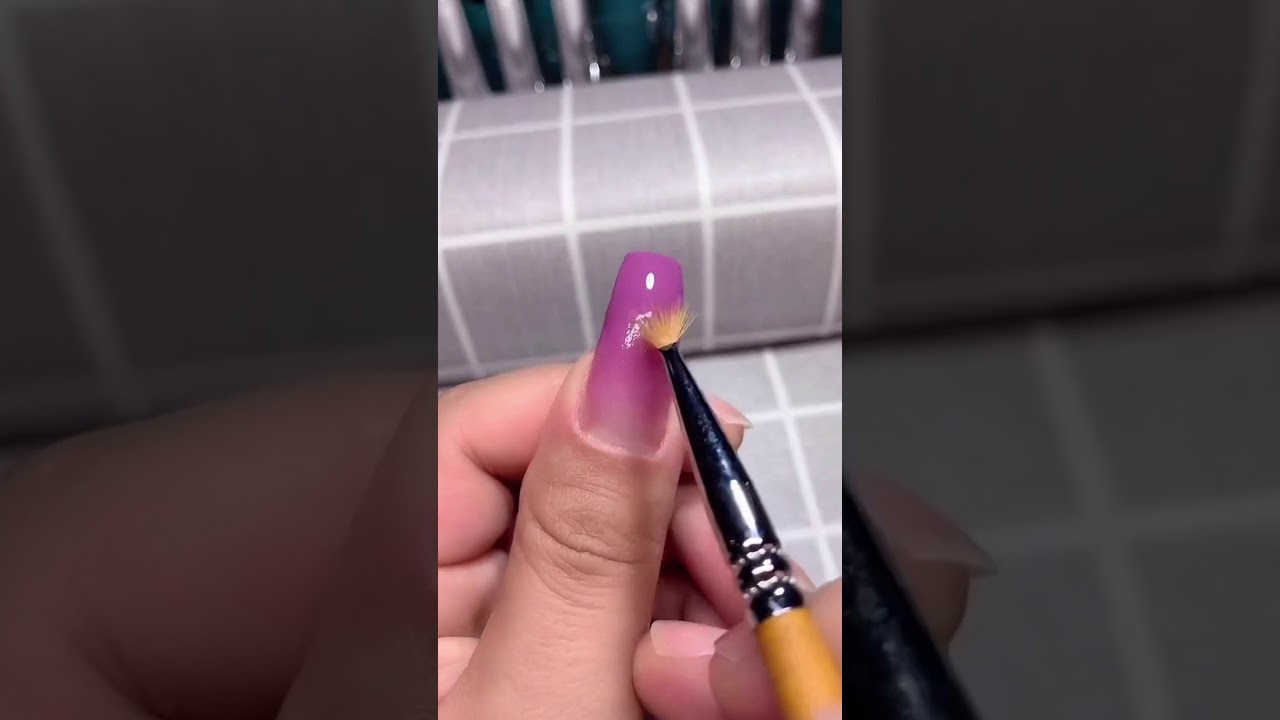 Light pink PolyGel Nail extension