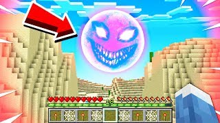 minecraft lunar moon and red sun