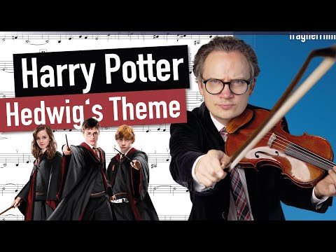 Harry Potter Hedwig's Theme | violin sheet music | piano accompaniment | Movie Theme | Violin Cover