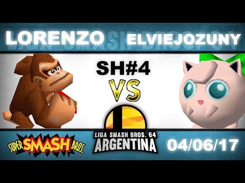 SH#4 SSB64 Lorenzo(DK) VS ElviejoZuny(Jigglypuff)