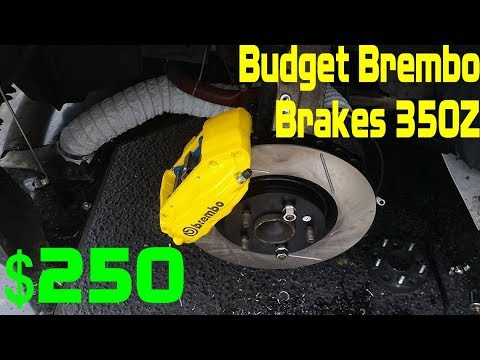 Nissan 350Z Budget Brembo Big Brake Kit (BBK) for $250