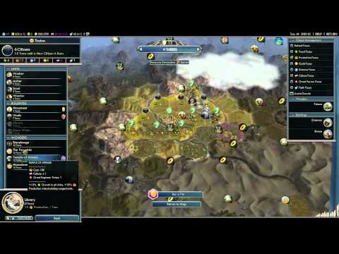 Let's Play Civilization V: Gods and Kings - Egypt (One city challenge) - King diff. - Part 1 of 7