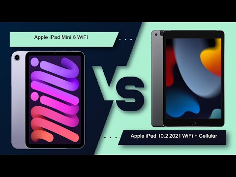 Apple iPad Mini 6 WiFi Vs Apple iPad 10.2 2021 WiFi + Cellular