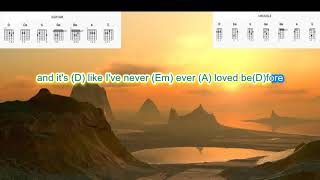 My Sweet Lady by John Denver play along with scrolling guitar chords and lyrics