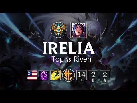 Irelia Top vs Riven - NA Challenger Patch 8.15