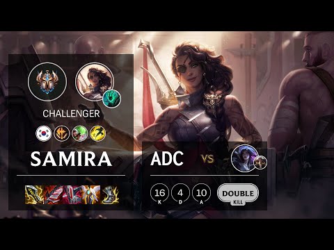 Samira ADC vs Kai'Sa - KR Challenger Patch 10.25