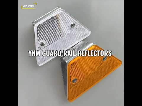 Metal reflective guards rail reflectors