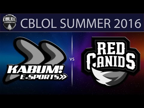 [LoL VODs] KMB vs RED Game 1 | CBLOL Winter 2016 (18.06.2016) - KaBuM! e-Sports vs RED Canids