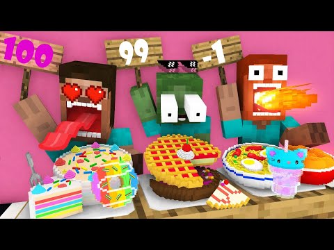 Monster School : Cooking Challenge - Minecraft Animation