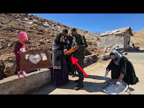 The police come to file a complaint against Masoud and Nika goes to the city to buy glass.