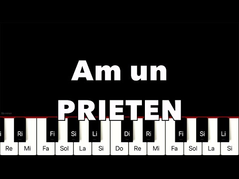 Biji din Barbulesti - AM UN PRIETEN - Tutorial Pian + Partitura si Negativ Cristian Chifan