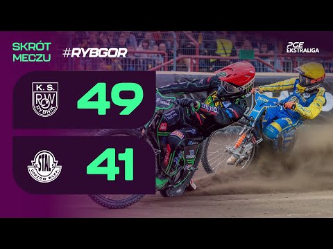 Speedway. Żużel. Mecz: Wymarzona inauguracja beniaminka (skrót #RYBGOR 49:41, 13.04.2025)