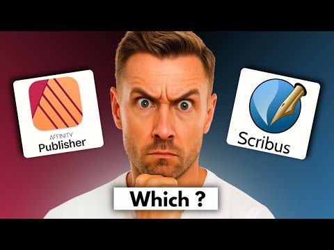 Scribus vs Affinity Publisher (2026) Which is BETTER??