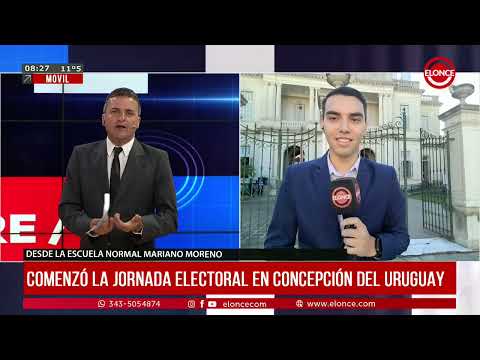 Comenzó la jornada electoral en concepción del Uruguay - 26/10/2025
