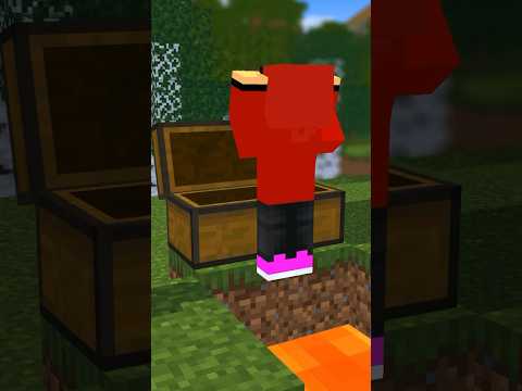🤣Trapping JJ🤣【Minecraft Maizen Animation Mikey and JJ】#shorts