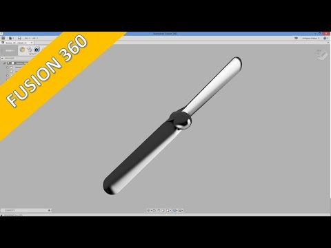 Luftschraube Airblade Autodesk Fusion 360 Training Surfaces