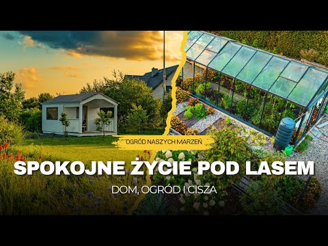 Spokojne życie pod lasem – ogród i dom w środku lata 2025