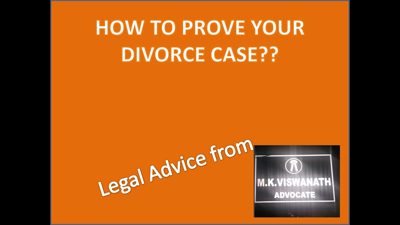 How are divorce cases proved? A practical approach #lawyer #legaladvice ce #yourslegally #advocate