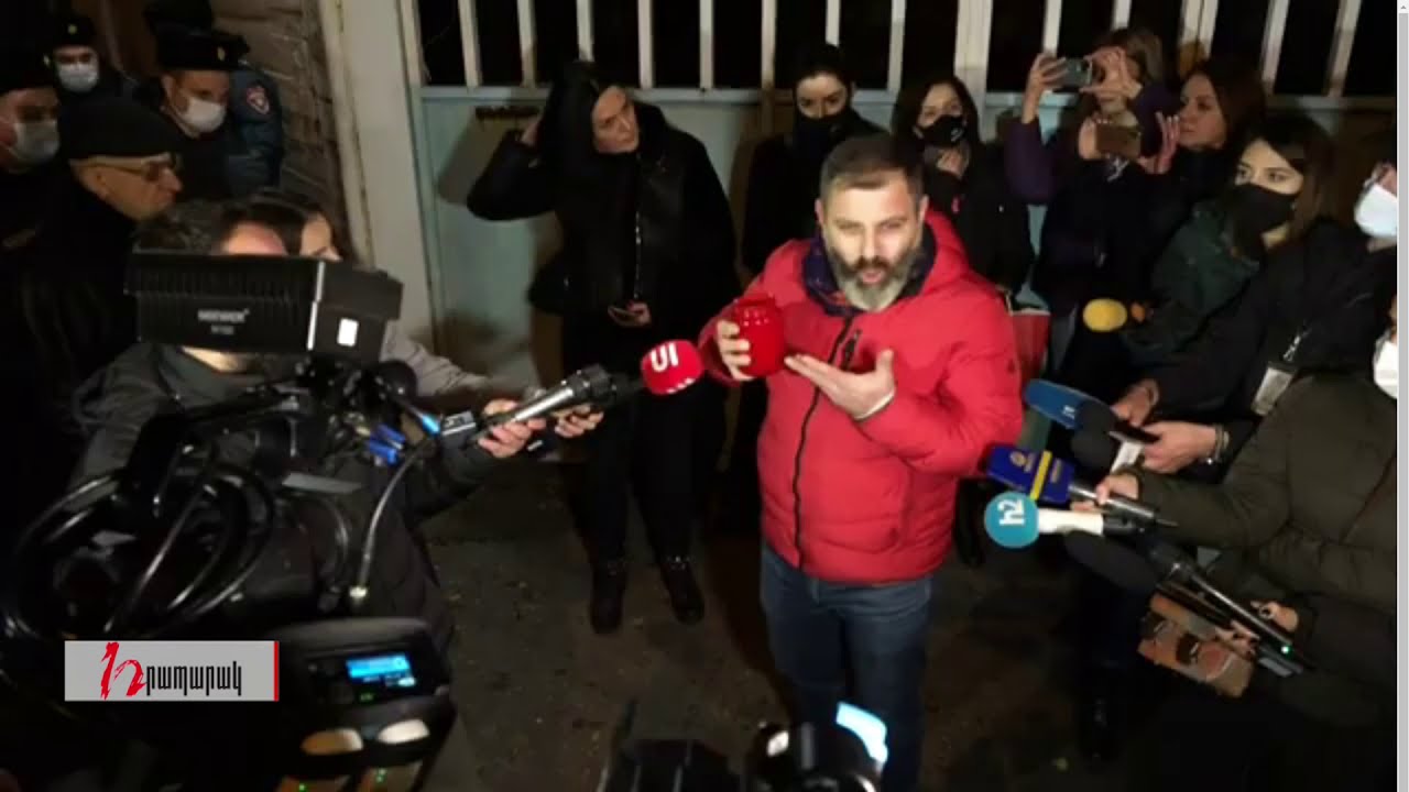 Նարեկ Մալյանը «արյուն» լցրեց Սորոսի գրասենյակի դիմաց