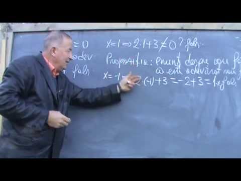 1. Bazele Matematicii: Lectia 7 - Notiunea de Functie 1/6