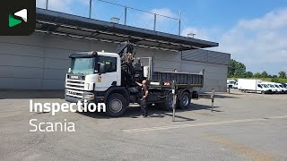 Camion-benne Scania P94 6X4 Hiab 330-4 Kran Crane 9m3 tipper Manual Steelsuspension à vendre - Image 4 | Autoline BF Camion-benne Scania P94 6X4 Hiab 330-4 Kran Crane 9m3 tipper Manual Steelsuspension | Image 4 - Autoline