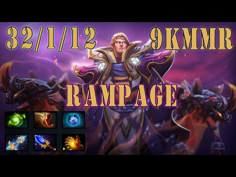 9KMMR INVOKER RAMPAGE 32 KILLS -  Sage attacks!!!