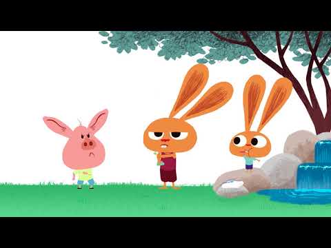 Mister Rabbit. The Teeth. Children's Animation Series.
