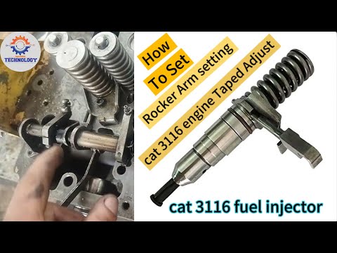 Caterpillar cat 3116 Engine injector fitting . how to install cat 3116 engine injectors,