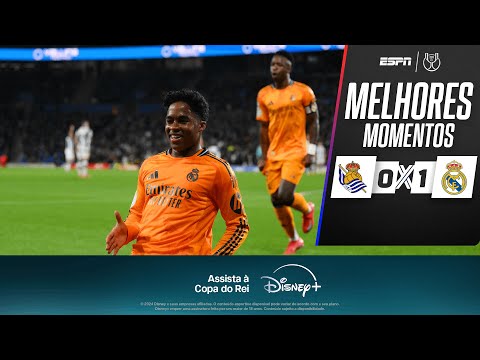 Gols e lances de Real Sociedad x Real Madrid