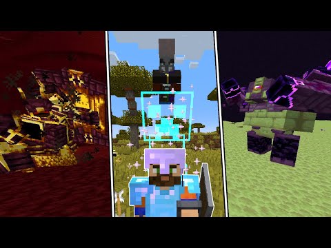 Minecraft, But a Modded Boss is CHASING me in Every Dimension