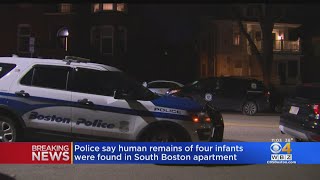 Police await autopsy results on 4 infants found inside South Boston home