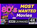 MOST WANTED & UPCOMING 80's Movie Releases on 4K UltraHD Blu Ray Surprise Announcements Reveals Chat