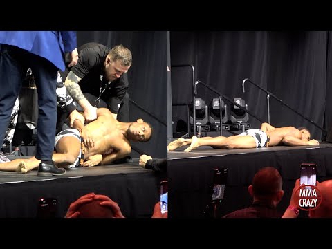 Scary Video Of UFC's Cameron Smotherman Passing Out At Weigh-In