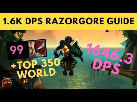 HOW TO 99 PARSE RAZORGORE -  ROGUE 1.6K DPS GUIDE - BWL - Classic WoW