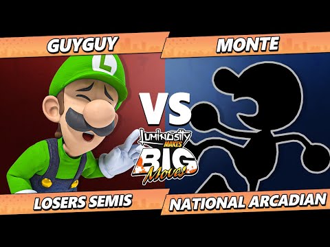 LMBM 2024 Losers Semis - GuyGuy (Luigi) Vs. Monte (Game & Watch) Smash Ultimate - SSBU