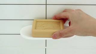 초강력자석으로접착하는비누트레이/공중부양템/물이고이지않는욕실템