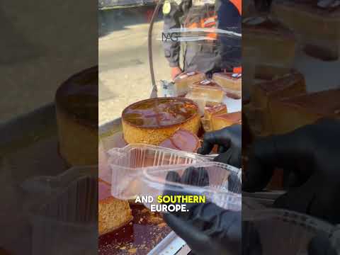 A delicious cake. Would you guys like to try it? #quesillo #cake #streetfood #shorts