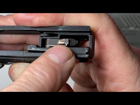 P365 slide will not go back on and takedown lever will not rotate.