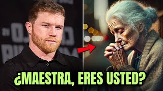 CANELO ENCUENTRA A SU MAESTRA DE LA INFANCIA VIVIENDO EN LA CALLE Y LO QUE HACE TE SORPRENDERÁ.