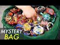 ENORMOUS MYSTERY BAG BATTLE 27 Pounds Of Beyblades 5 On 5 Random Pick Showdown Beyblade Burst