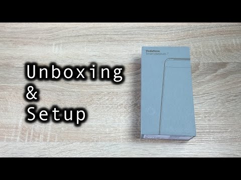 Vodafone Smart Platinum 7 Unboxing and Setup
