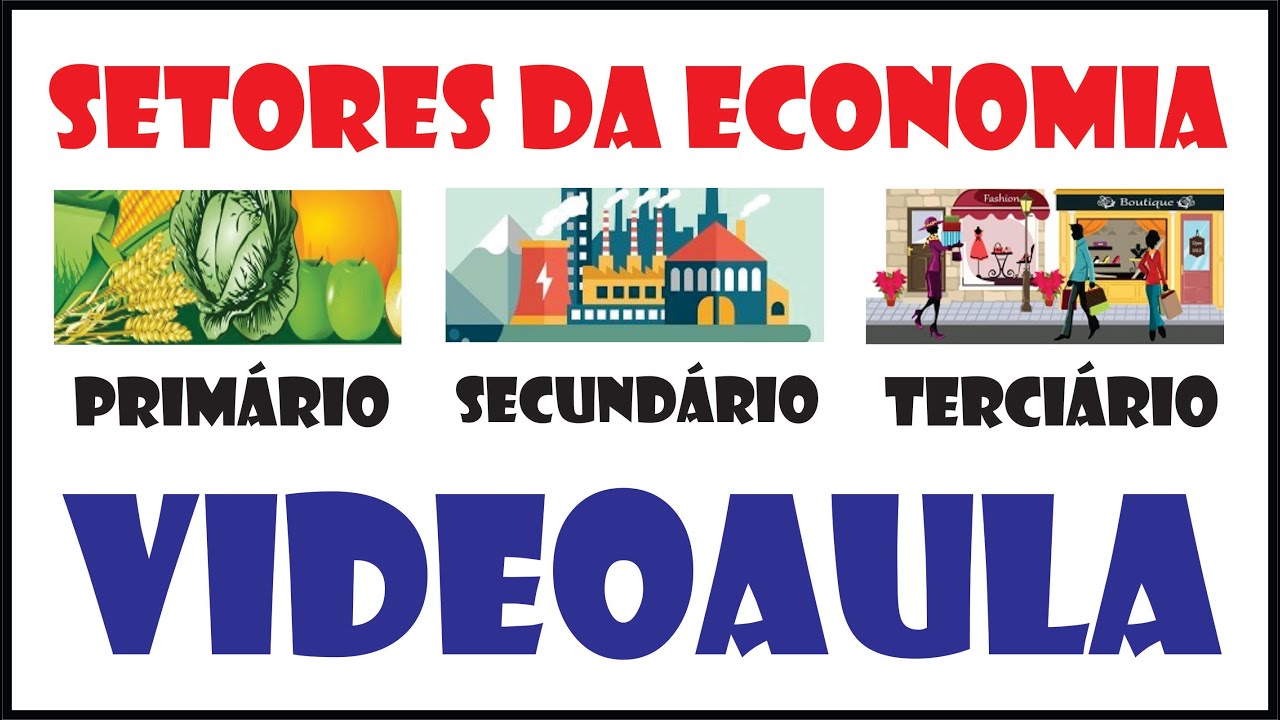 Setores da economia | primário, secundário e terciário