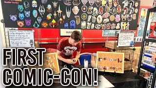 My First Comic Con selling at comic convention as an artist my experience