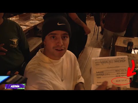 CORINGA SE ASSUSTOU COM O VALOR DA CONTA NO RESTAURANTE! Ft. MC DOM JUAN, GABEPEIXE E BRABOS  EP 59