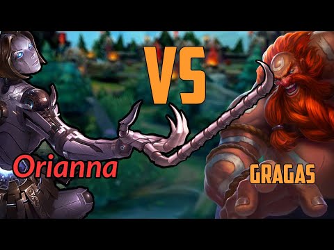 Gragas Mid vs Orianna || Full Gameplay